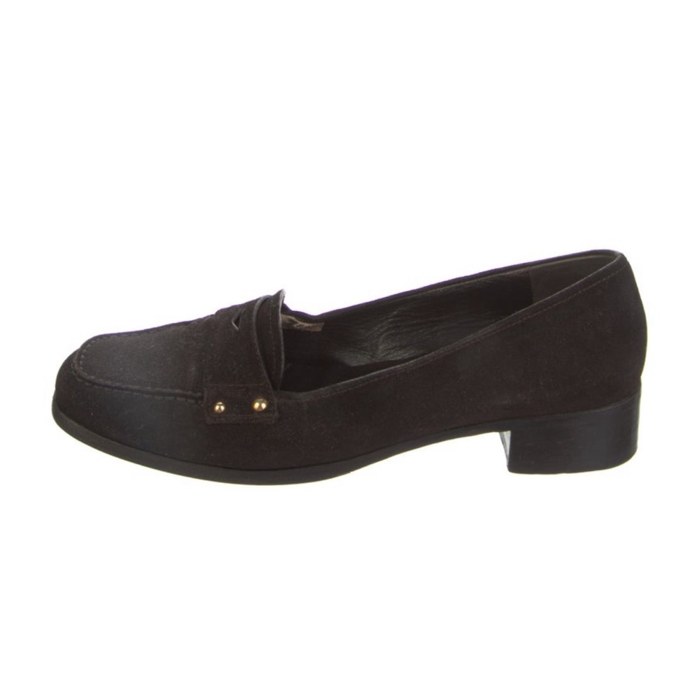Prada suede loafers